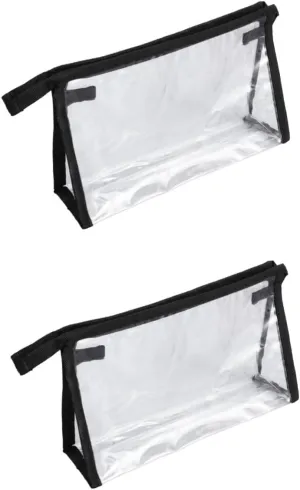 2pcs Travel Toiletry Bag Women's Hanging Cosmetic Case Makeup Organizer Compact Storage Bag for Summer