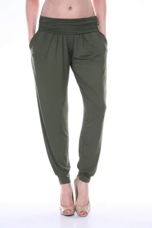560-Olive-XL Harem Pants Olive - Extra Large