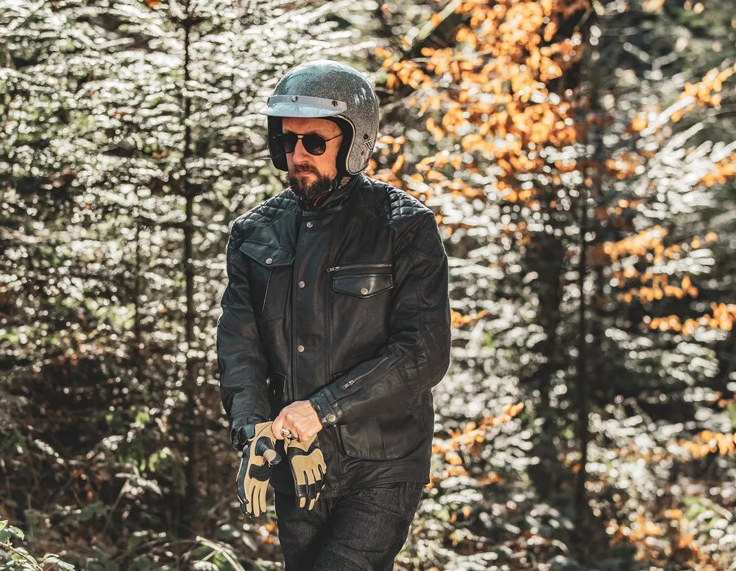 Age of Glory Mission Waxed Cotton Jacket - Black