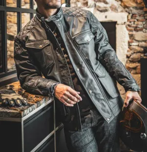 Age of Glory Mission Waxed Cotton Jacket - Black
