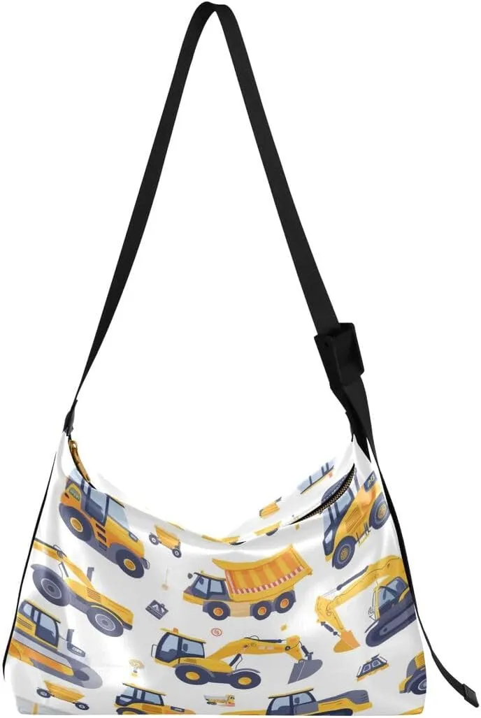 ALAZA Colored Car Butterfly Women's Leather Hobo Handbag Shoulder Bag Crossbody Casual Large Tote Bag Purse