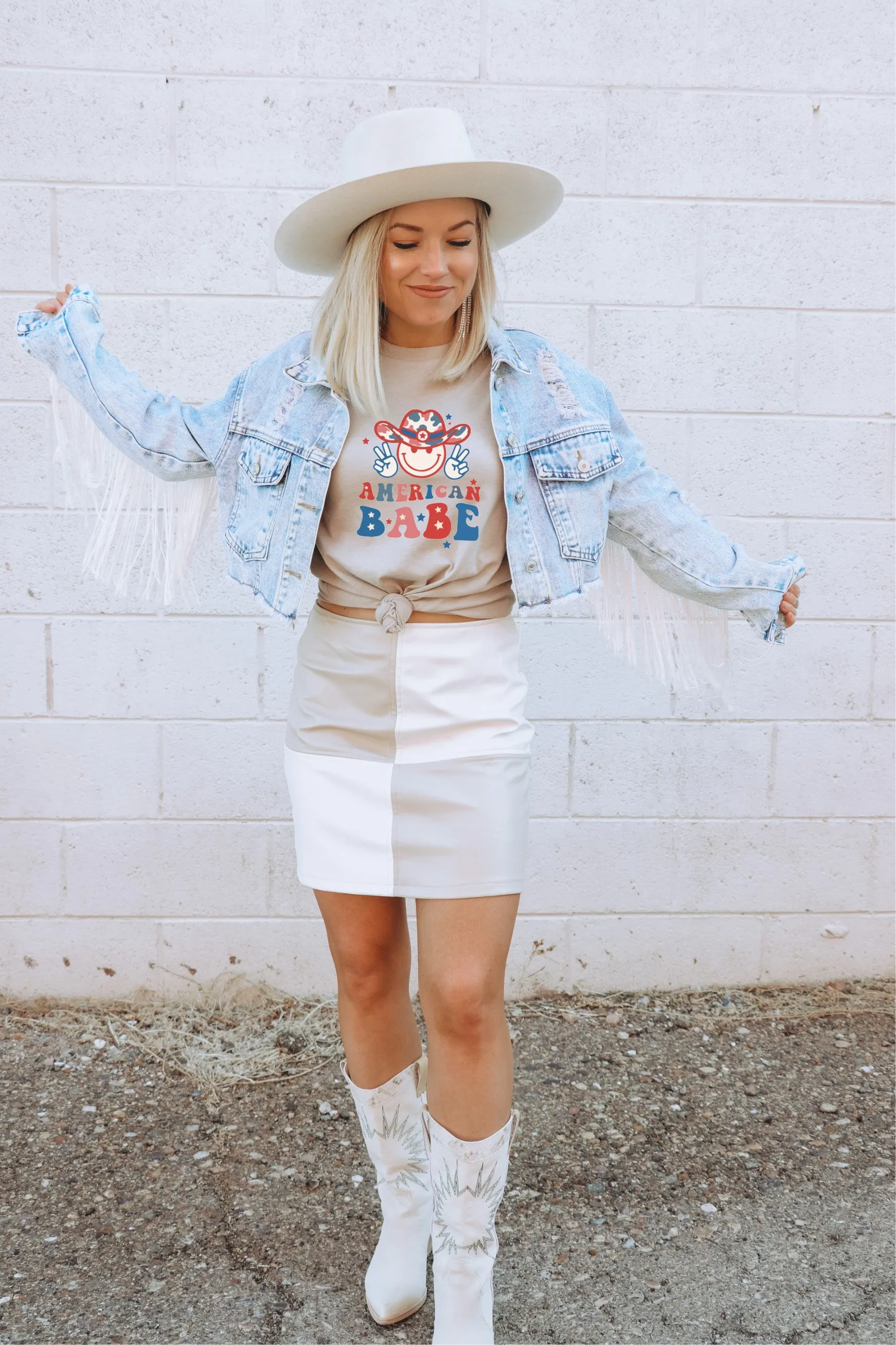 American Babe, 4th of July Patriotic T-shirt