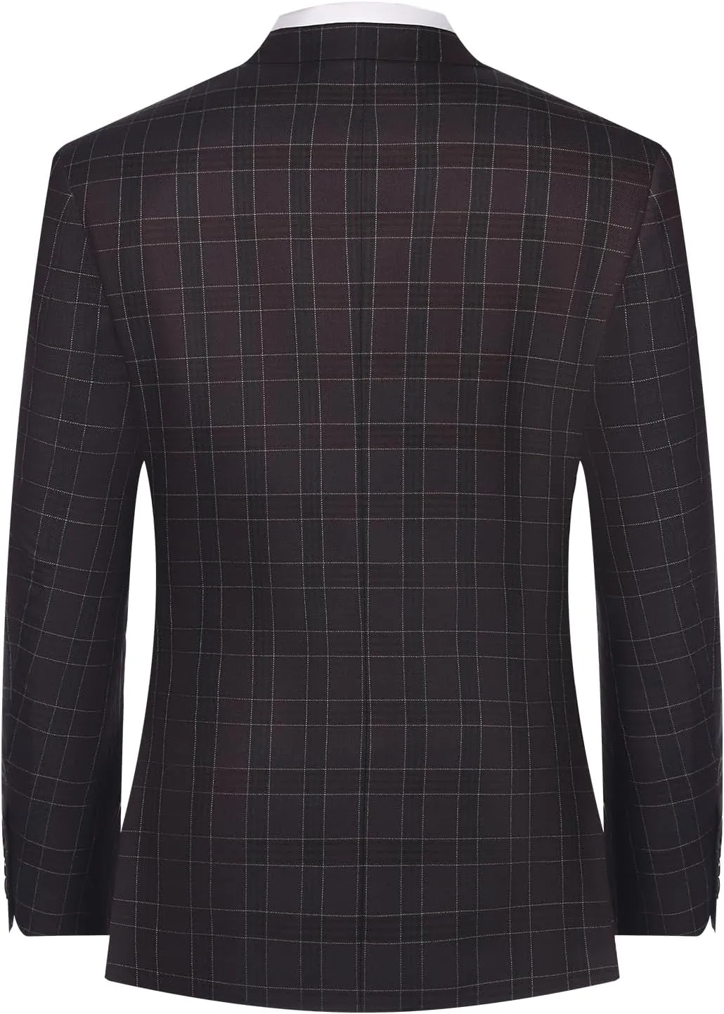 AMY ZHU Men's Sport Coat Stylish Classic Fit Casual Plaid Blazer 2 Button Lightweight Sports Jacket for Daily Wear