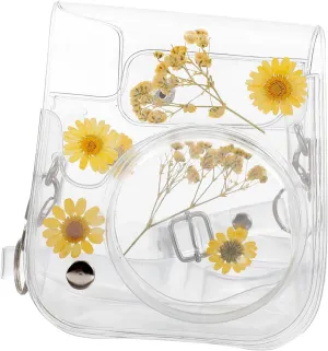 ARTIBETTER Camera Case for 11/9/8 Protective Bag Yellow Sky Daisy Compact Lightweight for Travel