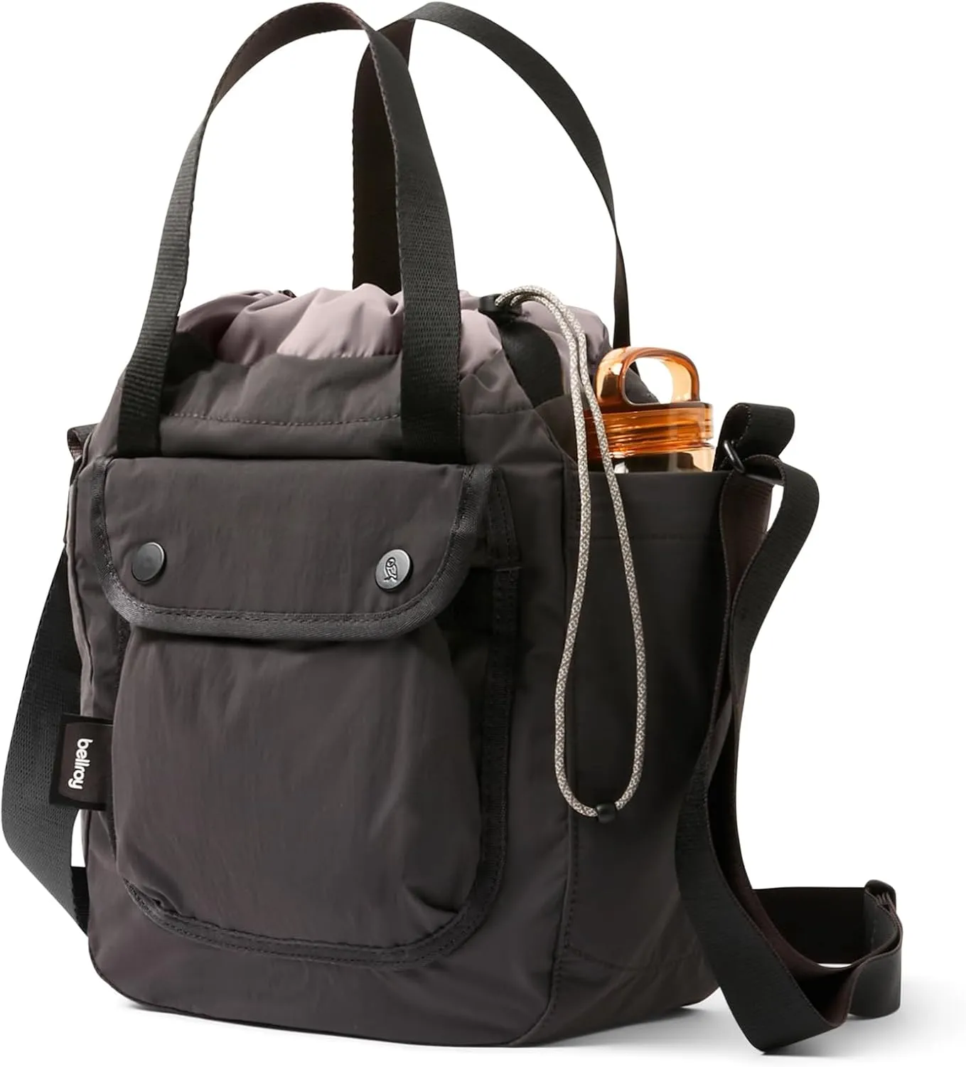 Bellroy Cinch Bucket Bag (compact 9 liter lightweight crossbody bag with adjustable shoulder strap) - Charcoal