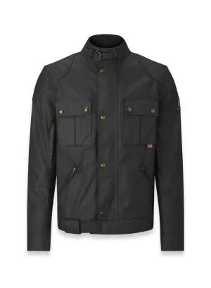 Belstaff Brooklands Men's Waxed Cotton Jacket Ultracore 8oz - Black