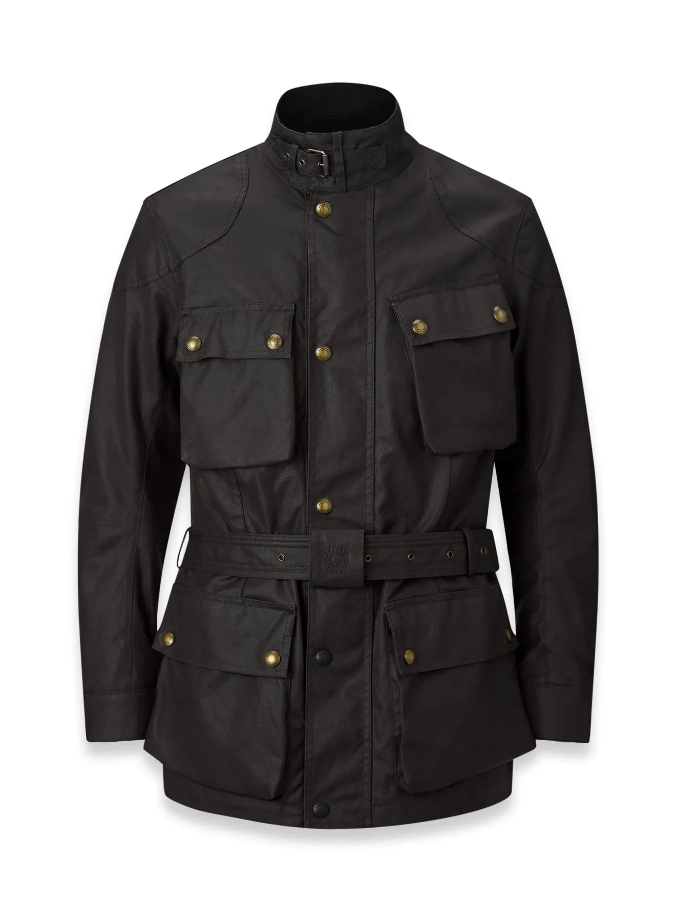 Belstaff Trialmaster Men's Waxed Cotton Jacket Ultracore 8oz - Black