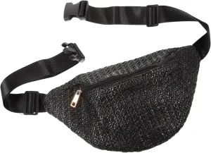 BESPORTBLE Woven Waist Bag for Women Belt Pouch for Travel Daily Wear Durable Waist Pack for Cash Lipsticks Essentials Fashionable Design