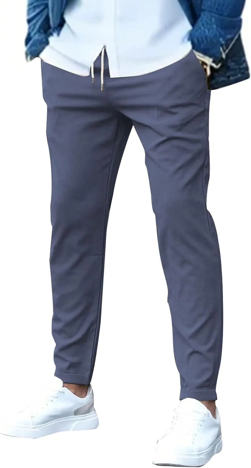 Beva Wear Glide Pants Men Quick Dry Breathable Pants Stretch Tapered Active Hiking Trousers with Pockets