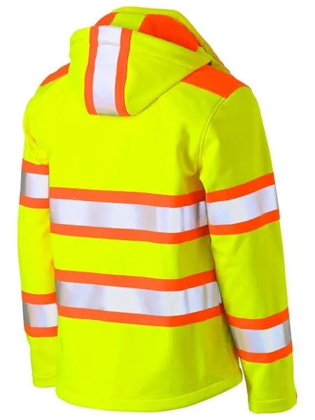 Bisley Taped Double Hi Vis Softshell Jacket (BJ6222T)