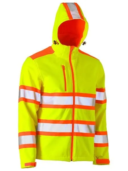Bisley Taped Double Hi Vis Softshell Jacket (BJ6222T)