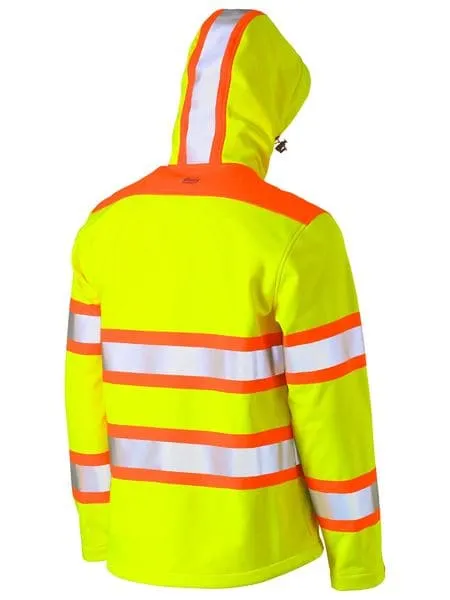 Bisley Taped Double Hi Vis Softshell Jacket (BJ6222T)