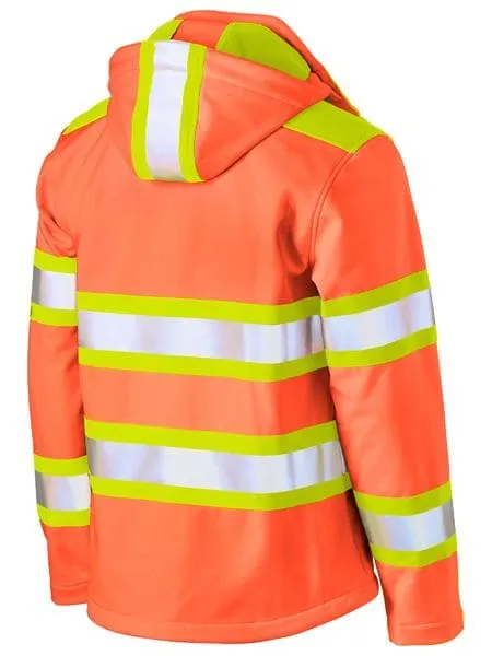 Bisley Taped Double Hi Vis Softshell Jacket (BJ6222T)