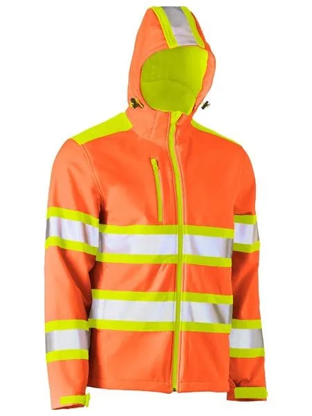 Bisley Taped Double Hi Vis Softshell Jacket (BJ6222T)