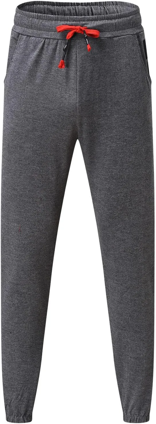 Cargo Trousers for Men Pants Drawstring Sports Trousers Men's Casual Cargo Pants Loose Fit Jogger Sweatpants Tactical