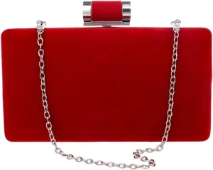 Clutch Purses for Women Stylish Red Small Clutch Bag for Women Elegant Evening Handbag for Parties and Dress Occasions