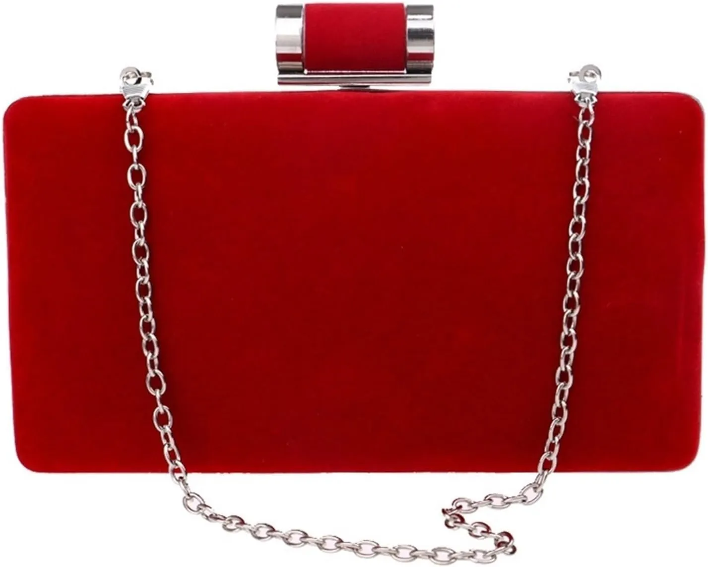 Clutch Purses for Women Stylish Red Small Clutch Bag for Women Elegant Evening Handbag for Parties and Dress Occasions
