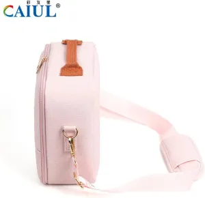 Compact storage bag for universal digital camera suitcases, DSLR cameras, mirrorless cameras, lenses, and accessories - the perfect storage bag for photographers (Pink)