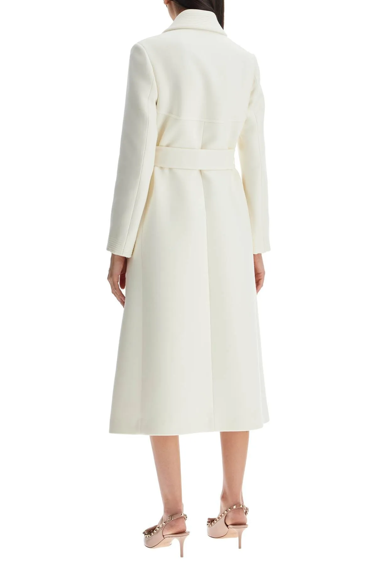 Double Wool Drill Coat with Gold Detailing