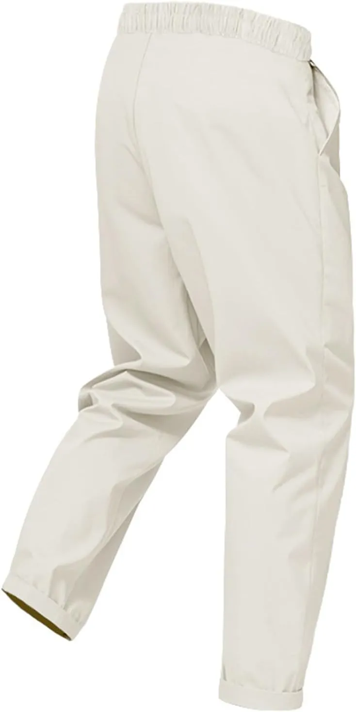 Dress Pants for Men Baggy Business Casual Drawstring Chino Pants with Pockets Quick Dry Dressy Pants with Pockets