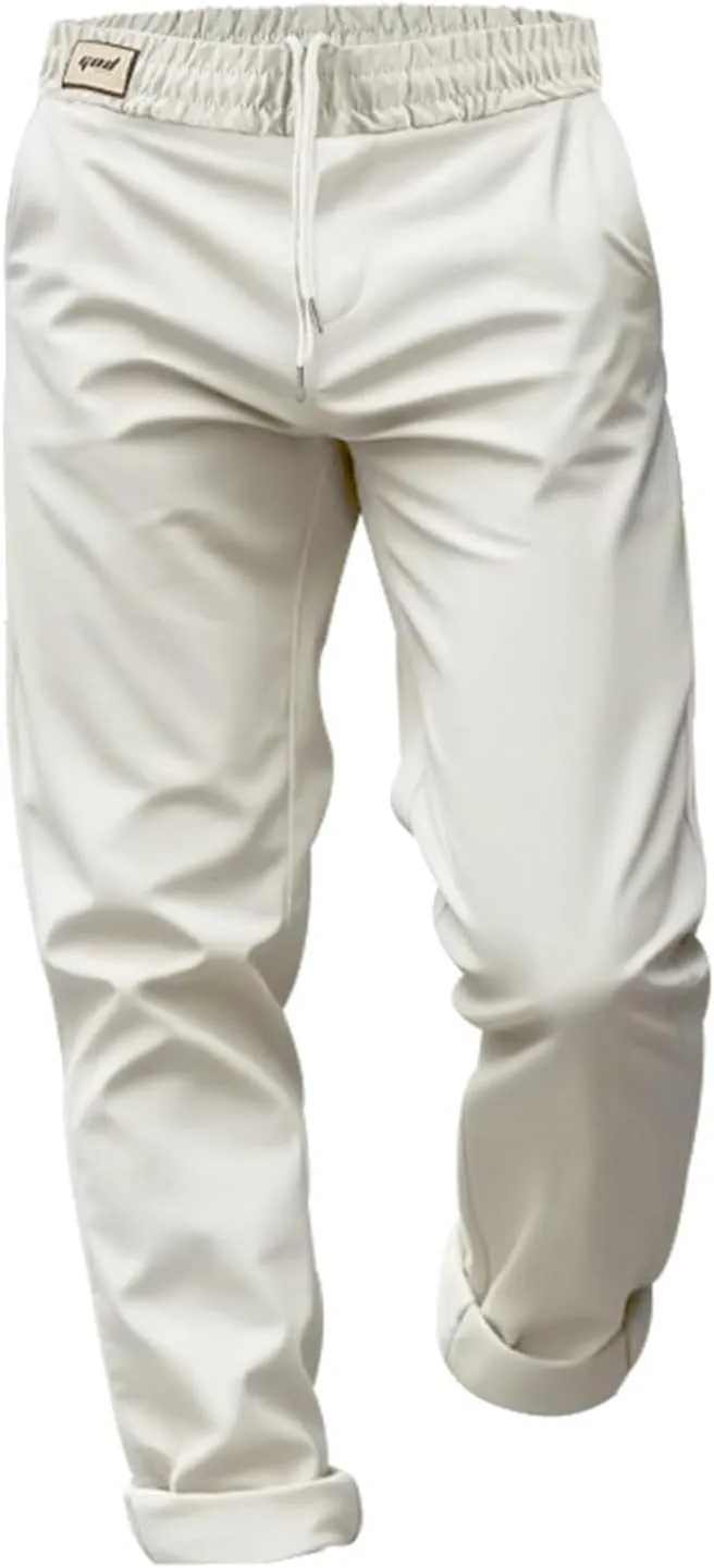 Dress Pants for Men Baggy Business Casual Drawstring Chino Pants with Pockets Quick Dry Dressy Pants with Pockets