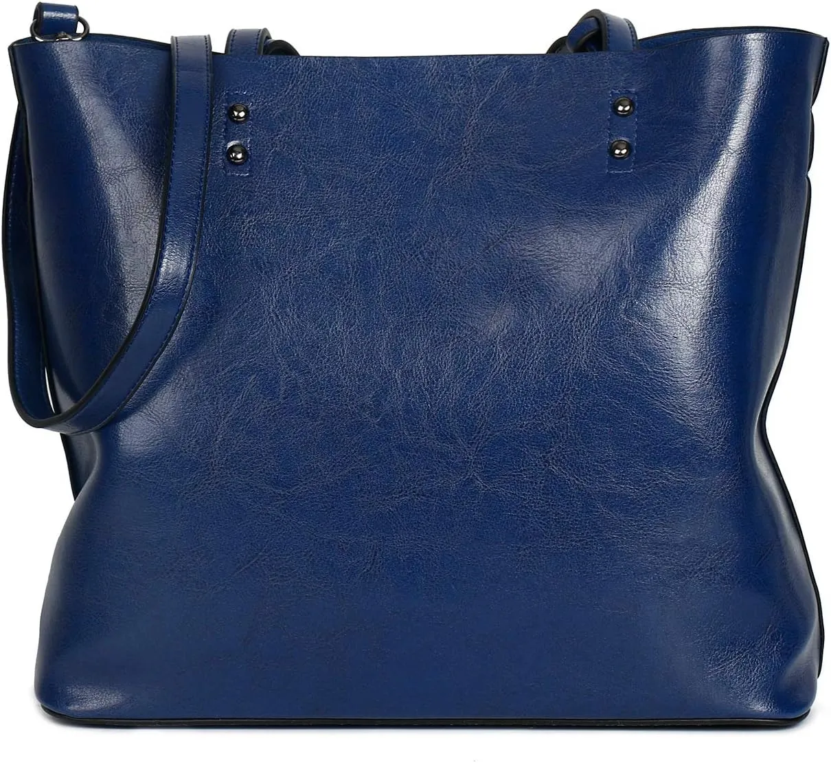 Extra Large Women's Fashion Leather Handbag - Top Handle Shoulder Bag with Zipper - Stylish Crossbody Tote Bag (Brown)