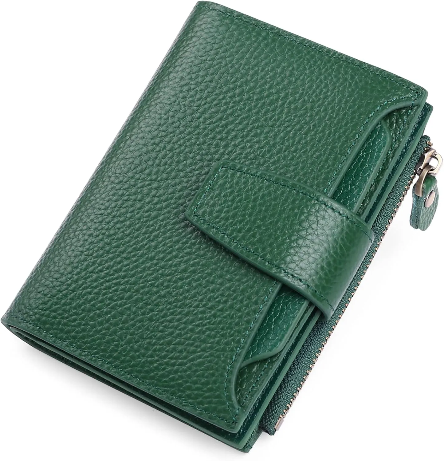 FALAN MULE Small Wallet for Women Leather Bifold Compact RFID Blocking Small Womens Wallet