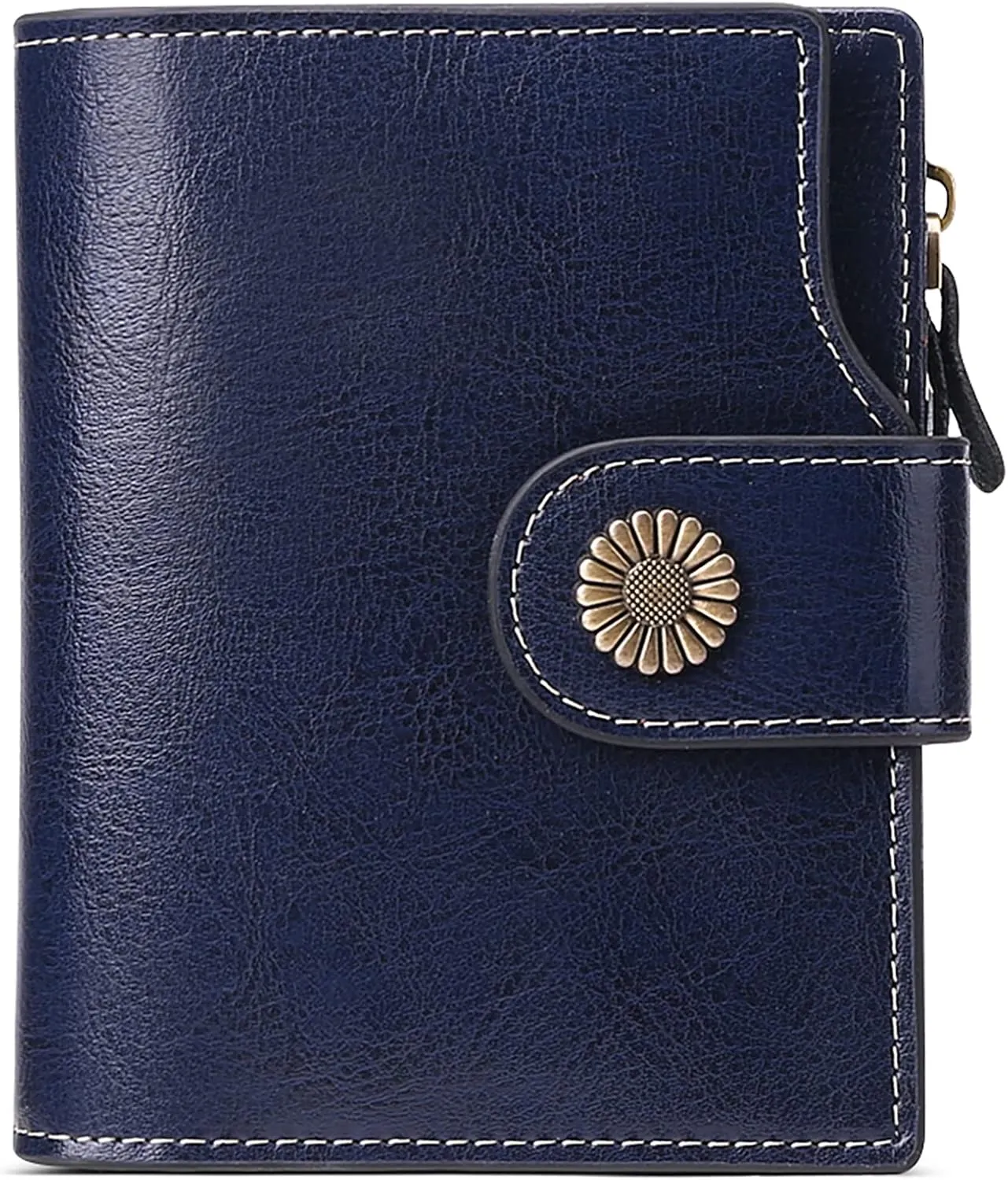 FALAN MULE Small Wallet for Women Leather Bifold Compact Small Womens Wallet with RFID Blocking