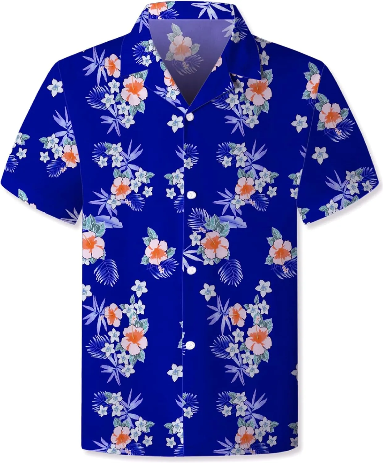 Family Matching Hawaiian Outfits, Dad and Son Beach Vacation Shirts Mommy Daughter Dress, 2T - X-Large