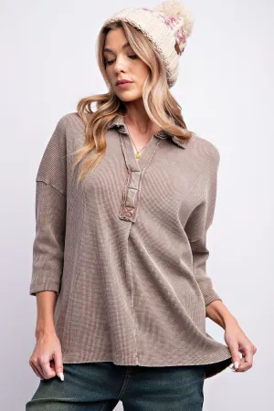 Fave Thermal Top - Mocha