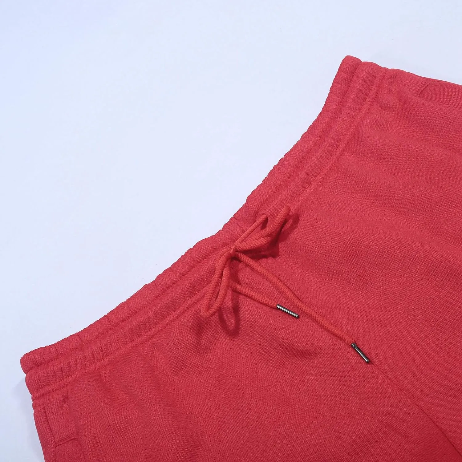 Fleece Cargo Sweatpants for Men Big and Tall Loose Fit Elastic Waist Casual Pants Lightweight Comfy Drawstring Athletic Pants