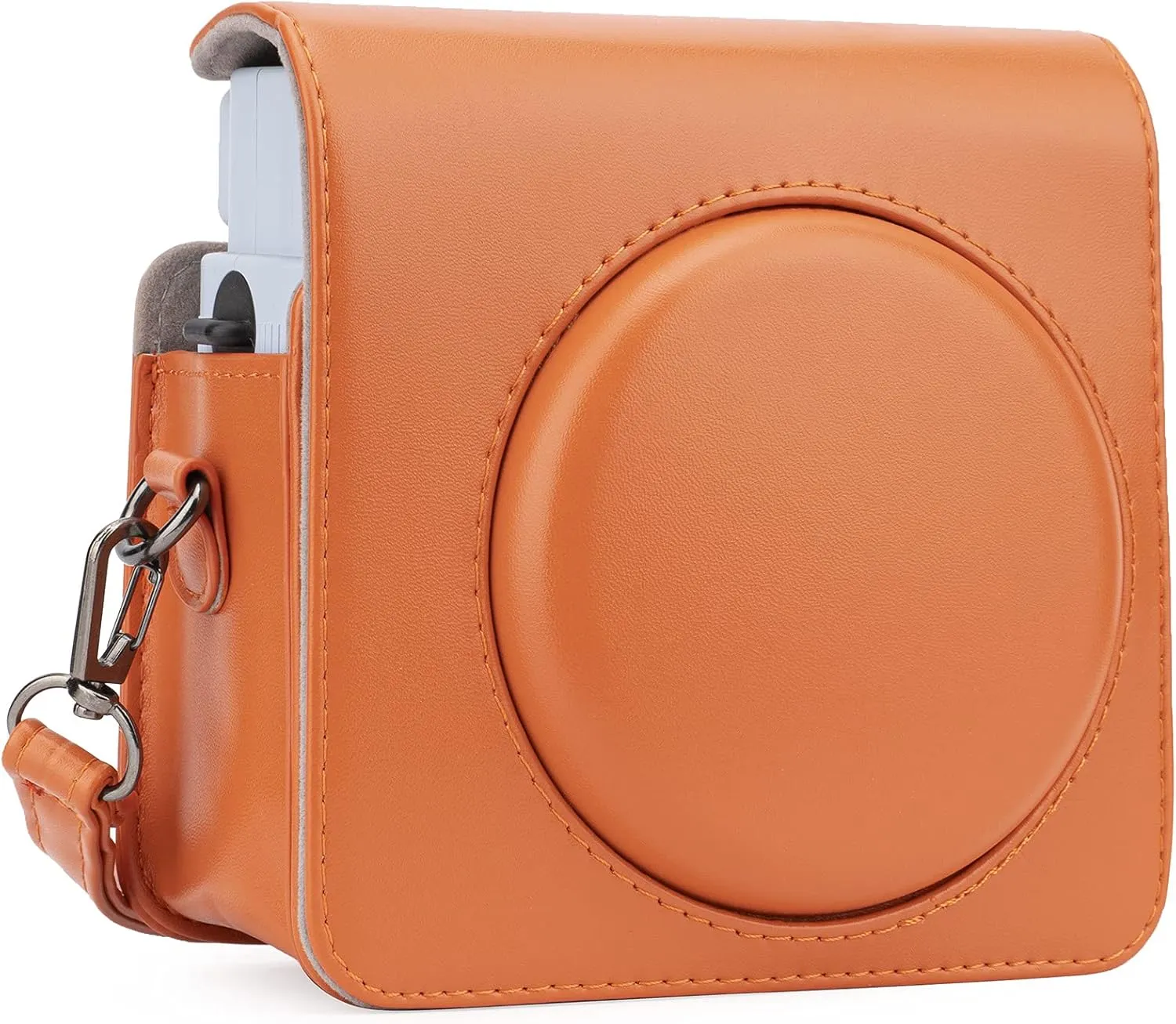 Frankmate Protective Case Compatible with Fujifilm Instax Square SQ1 Instant Film Camera, PU Leather Compact Case Bag with Adjustable Shoulder Strap