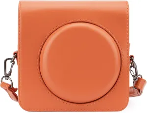 Frankmate Protective Case Compatible with Fujifilm Instax Square SQ1 Instant Film Camera, PU Leather Compact Case Bag with Adjustable Shoulder Strap