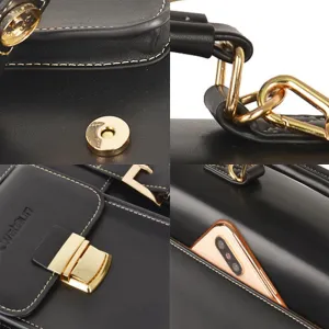 FUNSEED Camera Bag for Women & Men, Portable Compact Crossbody Case Wear-resistant for DSLR/SLR/Mirrorless Cameras