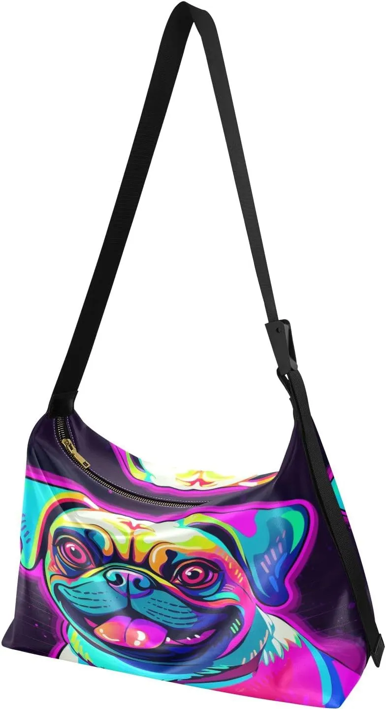 GAIGEO Abstract Design Faux Leather Bag, Woman Shoulder Bag, Crossbody Leather Shoulder Bag