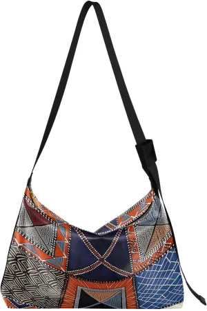 GAIGEO Black and White Sketch of a Beagle Vegan Crossbody Bag, Crossbody Bag with Thick Strap, Men's Leather Crossbody Bag