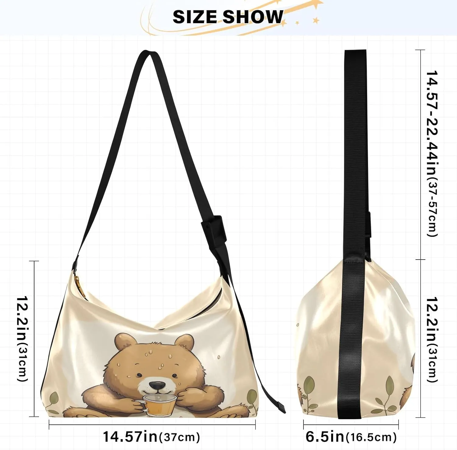 GAIGEO Valentine's Day Gifts Faux Leather Bag, Men Shoulder Bag Leather, Leather Crossbody Bag