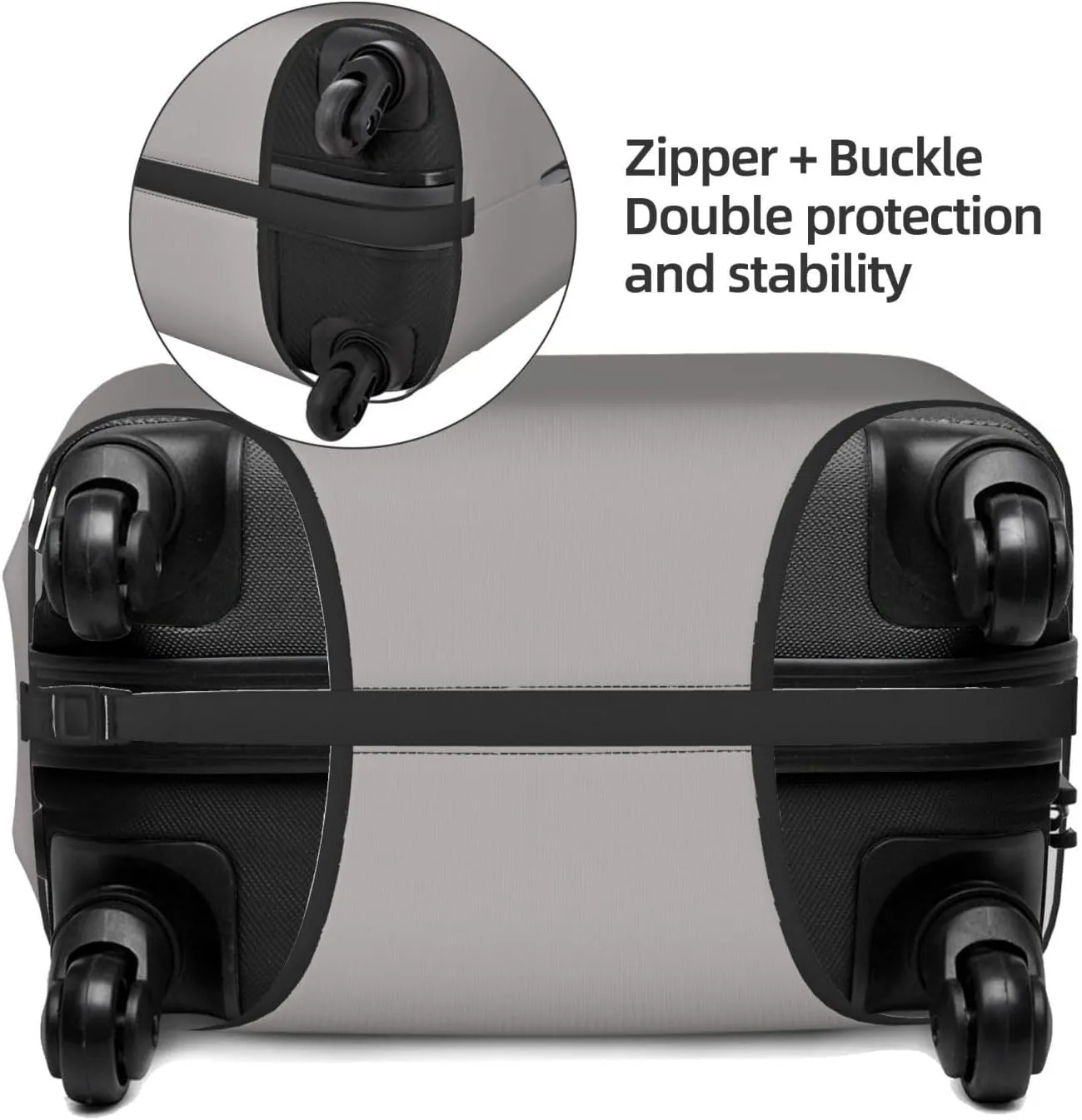 Gary Luggage Cover Washable Elasticated Luggage Covers for Suitcase tsa Approved Stylish Dust and Scratch Resistant Luggage Case Protector for Kids and Adults -