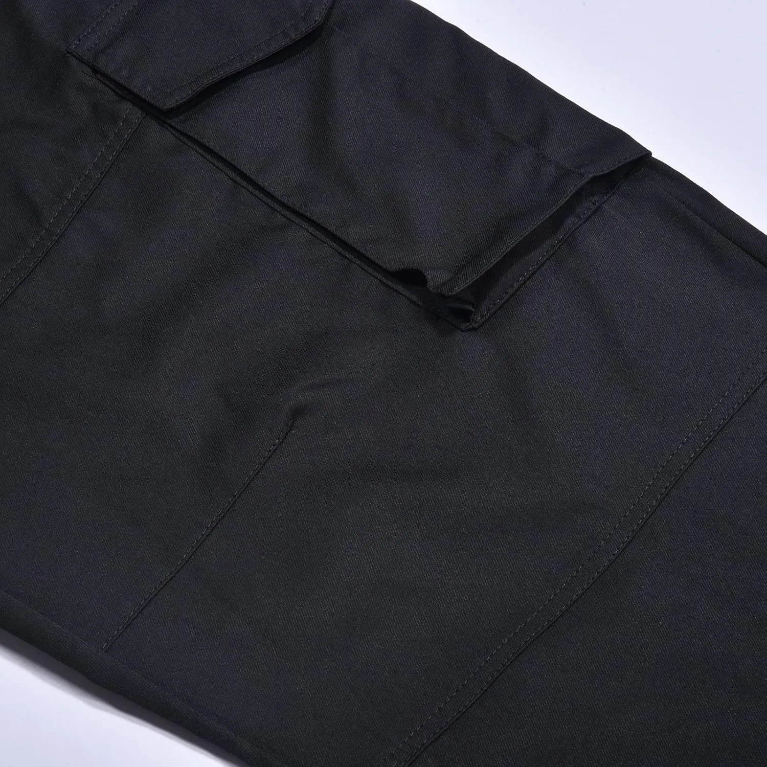 GIERIDUC Men's Casual Cargo Pants Joggers Hiking Sweatpants Chinos Track Pants Elastic Waist Work Pants with Multi-Pockets
