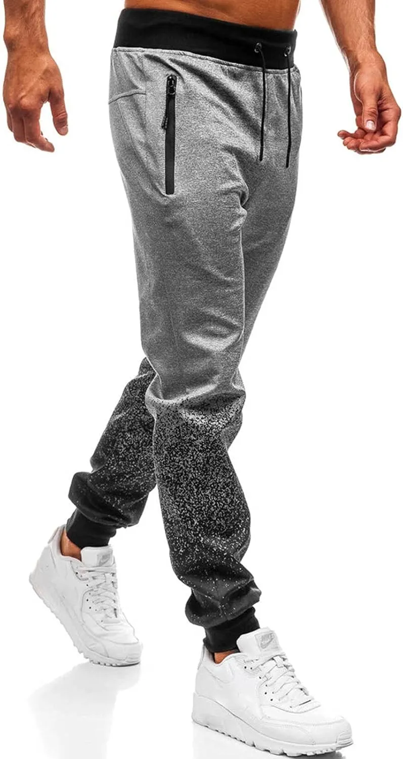 GIERIDUC Mens Sportswear Club Fleece Joggers Mens White Linen Dress Pants Mens Fleece Jogging Bottoms Mens Tall Thermal Pants
