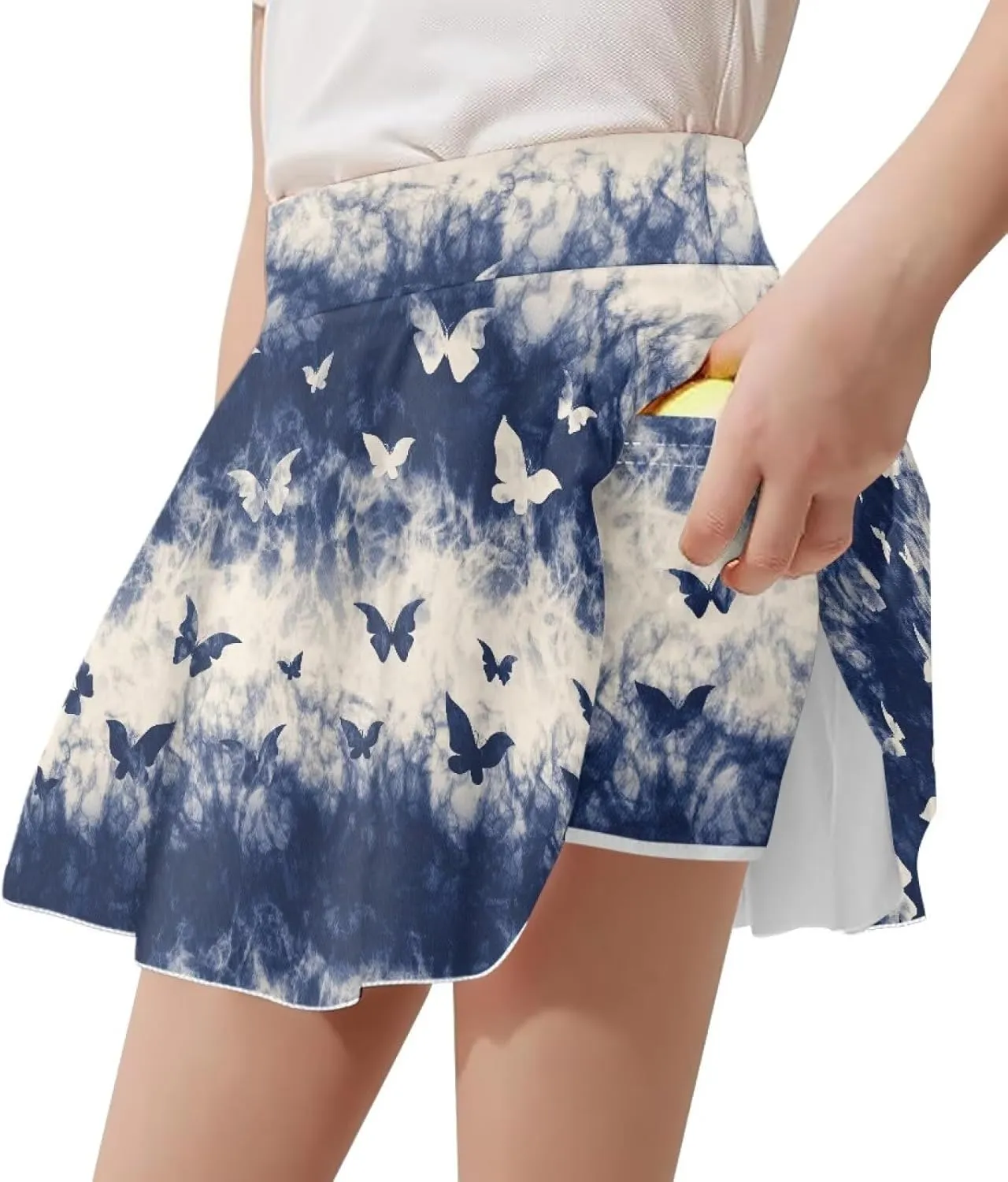 Girls Athletic Skort with Pocket 5-14 Years Sports Skirt Casual Daily Wear Outdoor Activities