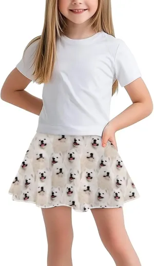 Girls Athletic Skort with Pocket 5-14 Years Sports Skirt Casual Daily Wear Outdoor Activities