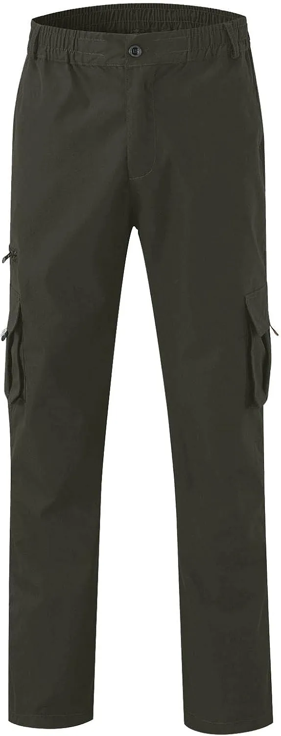 GOFULY Cargo Pants for Men Ripstop Stretch Baggy Sweatpants with Pockets Slim Fit Pants Big and Tall Pants Workout Joggers