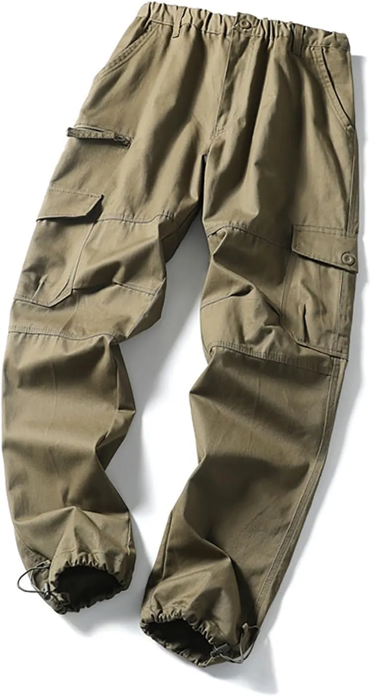 GOFULY Cargo Pants for Men Ripstop Stretch Baggy Sweatpants with Pockets Slim Fit Pants Big and Tall Pants Workout Joggers