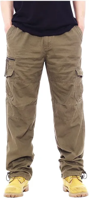 GOFULY Cargo Pants for Men Ripstop Stretch Baggy Sweatpants with Pockets Slim Fit Pants Big and Tall Pants Workout Joggers
