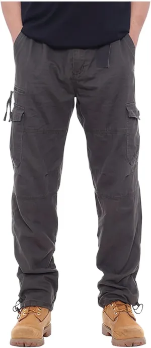 GOFULY Men Cargo Pants Work Ripstop Stretch Slim Fit Sweatpants with Pockets Special Occasions Pants Athletic Baggy Pants