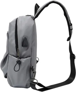 Hemoton Waterproof Chest Bag for Men Travel Fanny Pack Crossbody Straps Compact Duffle Bag for Male Friends