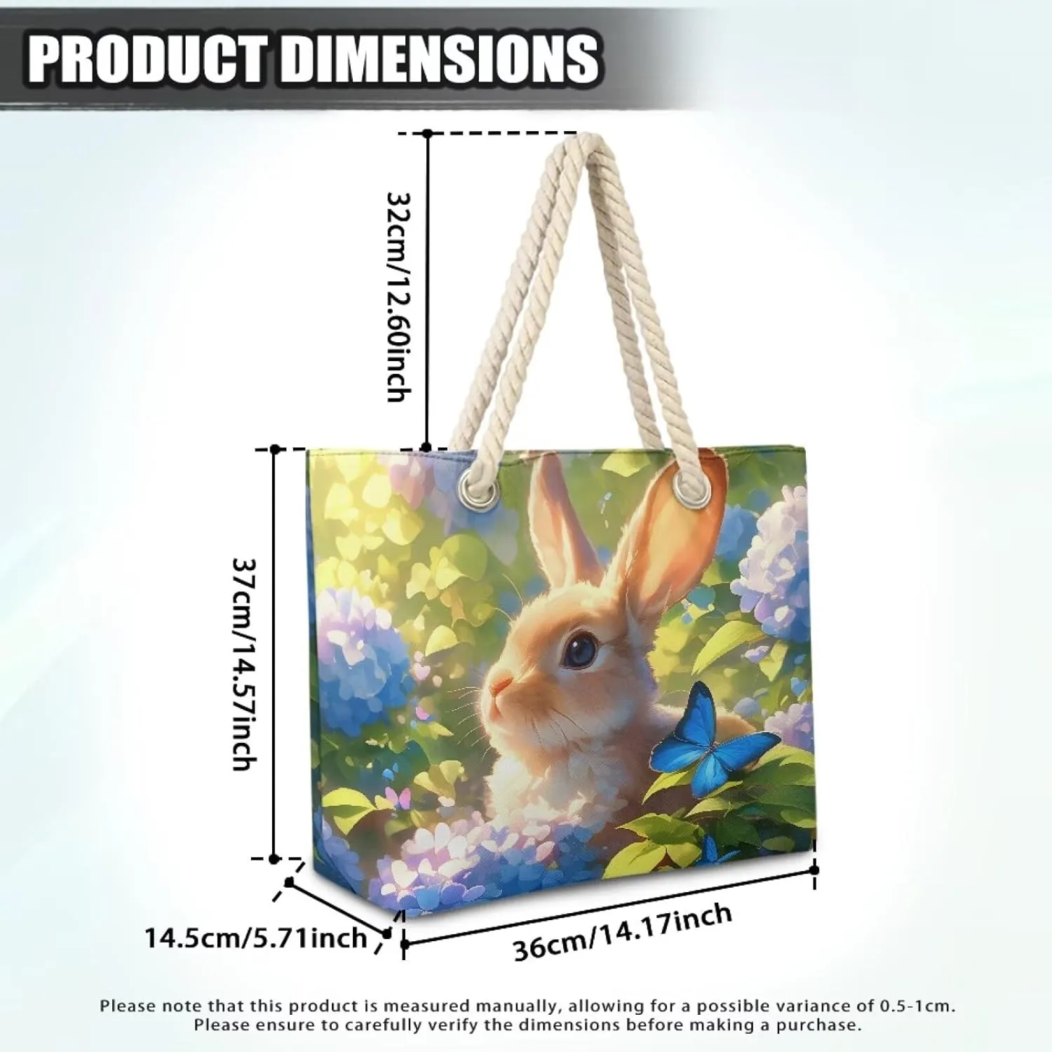 Hemp Rope Tote Bag Stylish Groceries Beach Trip Bags Large Capacity Shoulder Handbag with Rope Handle Carrying Bag
