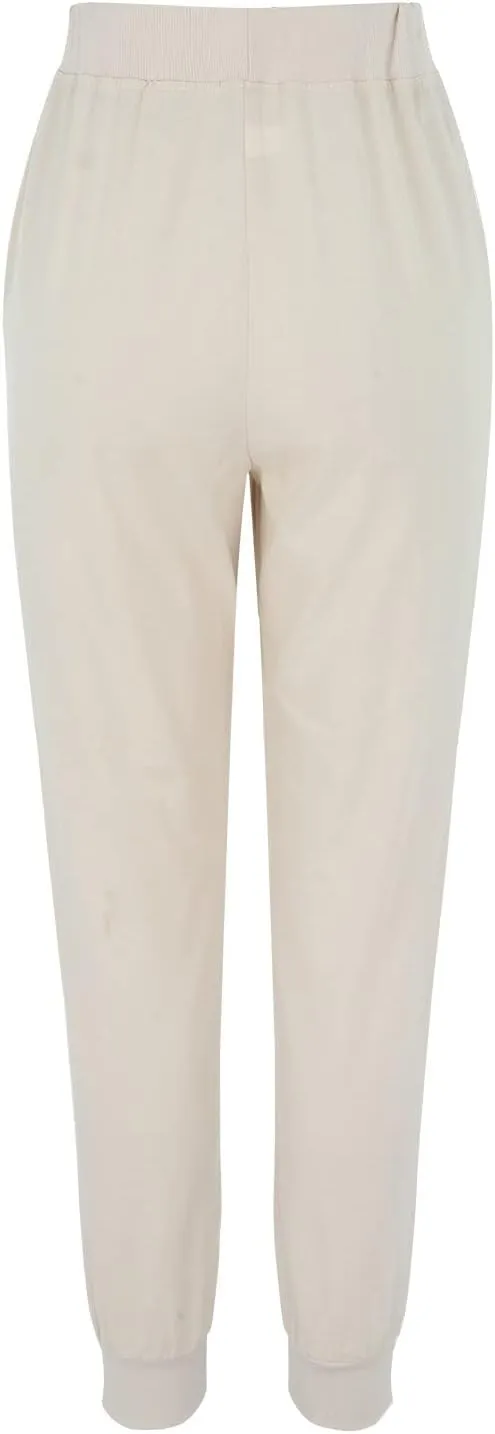 High Waisted Pants For Women Casual Loose Wide Leg Trousers Stretchy Cotton Linen Summer Pull On Boho Sweatpants