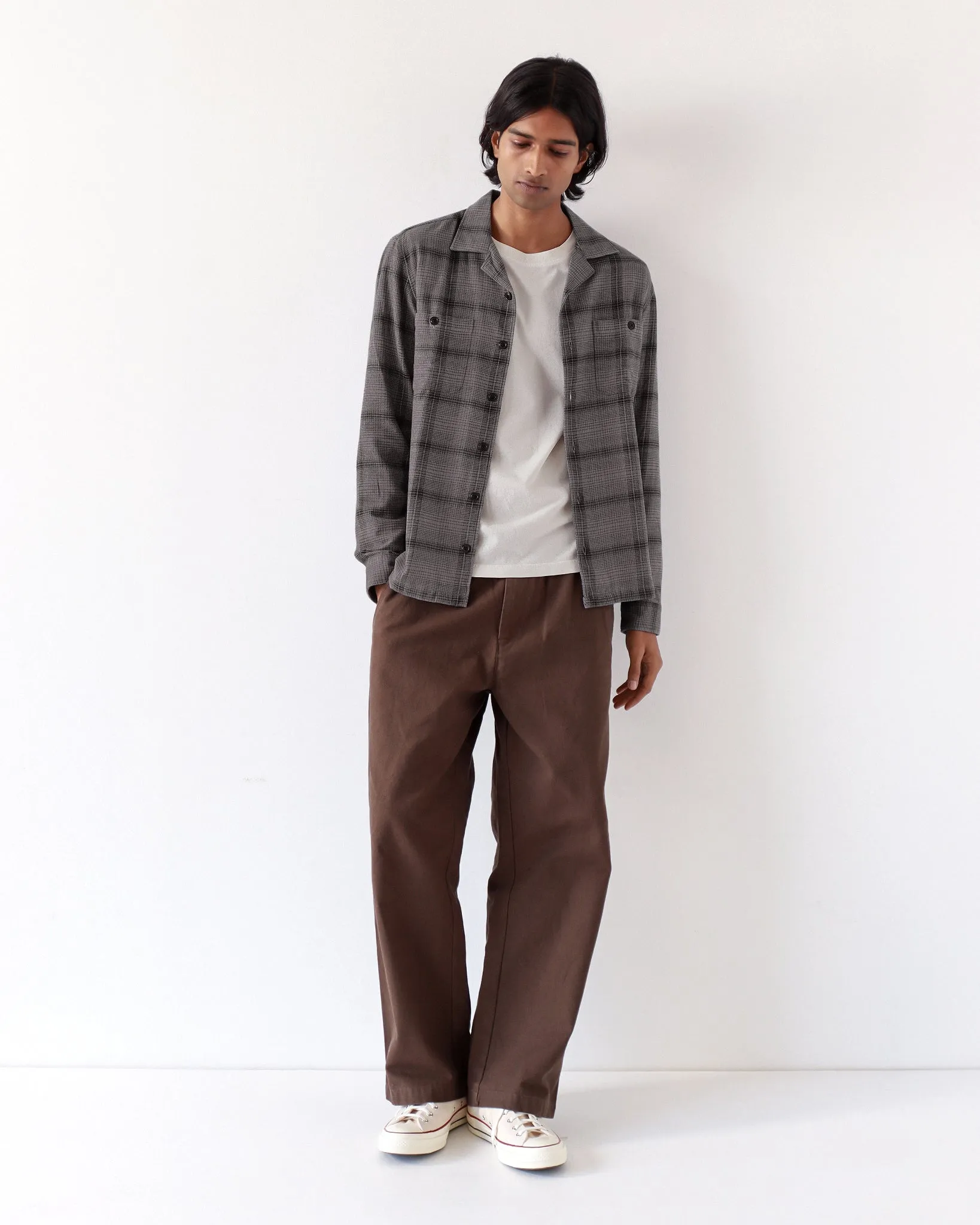 Hiro Shirt - Grey / Black Check